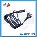 VDE CE ROHS 2pin Euro standard ac power cord IEC C7